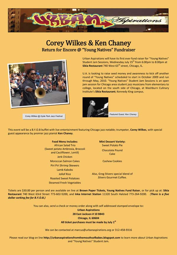 Episode 210 - Young Native's Fundraiser Featuring Corey Wilkes